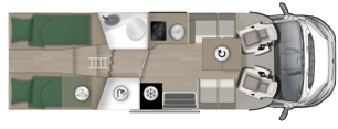 Plan d'implantation du McLouis Sovereign 370