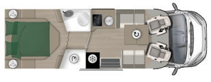 Plan d'implantation du McLouis Sovereign 381